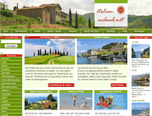 Tablet Screenshot of italien-urlaub.net